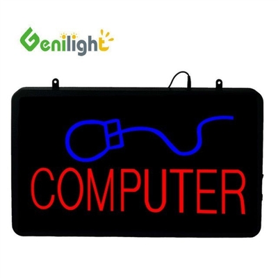 56*33cm RGB Μέγεθος οθόνης Genilight Indoor LED Open Light Σημείωση για κατάστημα πρόσβασης στο διαδίκτυο