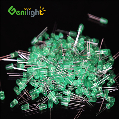 5mm στρογγυλή διόδη Genilight 8mm F8 LED πρότυπο διαφανή ηλεκτρονικά εξαρτήματα