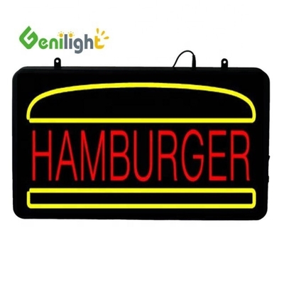 Πιστοποιητικό ισχύος ABS Open-Mold BURGERS KEBABS LED σήμα για προσαρμοσμένο μέγεθος και χρώμα