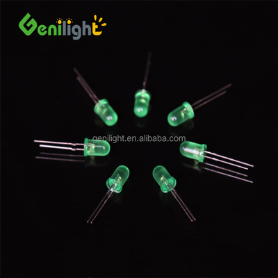 Φυγεία LED Φωτοεκπομπής Διοδίου GREEN F3 LED Διοδίου με μέγιστη αντίστροφη τάση 5V