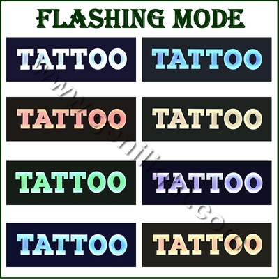 LED Tattoo Piercing Neon Open Sign με σχεδιαστικό ορθογώνιο σχήμα και υλικό επωξικής ρητίνης