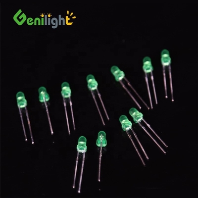Φυγεία LED Φωτοεκπομπής Διοδίου GREEN F3 LED Διοδίου με μέγιστη αντίστροφη τάση 5V