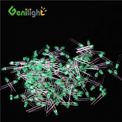 Φυγεία LED Φωτοεκπομπής Διοδίου GREEN F3 LED Διοδίου με μέγιστη αντίστροφη τάση 5V