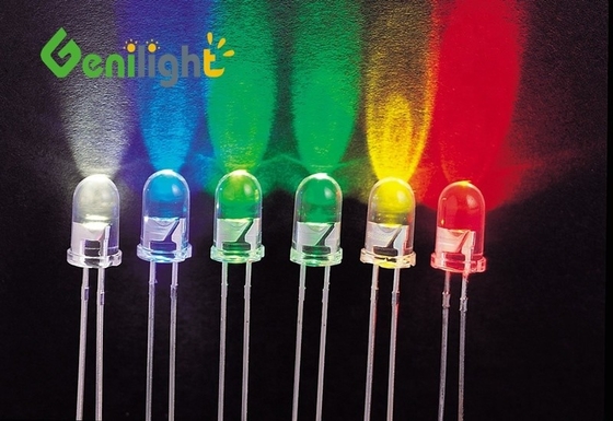 Φυγεία LED Φωτοεκπομπής Διοδίου GREEN F3 LED Διοδίου με μέγιστη αντίστροφη τάση 5V
