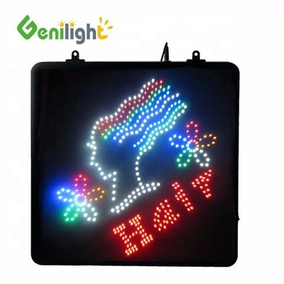 Genilight Indoor LED Salon Beauty Sign Εξοικονόμηση ενέργειας Δυνατότητα καταδίωξης και μετακίνησης 56*33cm