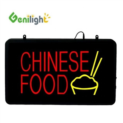 CE RoHS 58 * 36cm Ακρυλικό LED Flash SUSHI Σημείωση Genilight για εσωτερική διαφήμιση