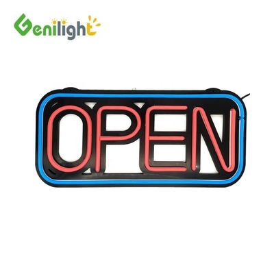 Εύκολο 48 * 25cm LED Neon Σιλικόνη ανοικτή πινακίδα με 10 λειτουργία αλλαγής τύπου και 25 C μοντέρνα