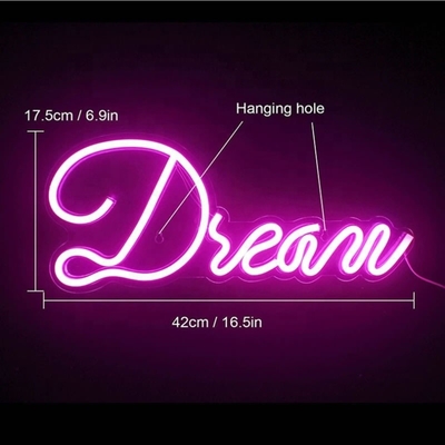 Επικαιροποιημένα φώτα με φώτα Art Neon Decorfor Birthday Χριστουγεννιάτικο γάμο Αίθουσα παιχνιδιών τάση 5V κατανάλωση ενέργειας 1