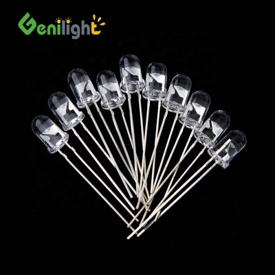 Δύναμη Max κανένας F5 5MM LED λαμπτήρας εκπομπής διόδου Λευκό πράσινο κόκκινο μπλε κίτρινο στήλη διαχωρισμού