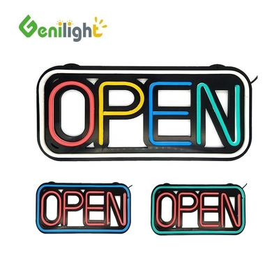 Εξωτερικό Neon Light Custom LED Open Sign με υλικό ABS και λειτουργία αλλαγής 3 τύπων