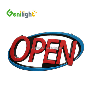 Εξωτερικό Neon Light Custom LED Open Sign με υλικό ABS και λειτουργία αλλαγής 3 τύπων