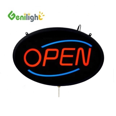 Προσαρμοσμένα εύκολα κρεμασμένα φώτα LED Flex Neon Sign OPEN για διαφήμιση
