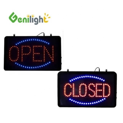 Προσαρμοσμένα εύκολα κρεμασμένα φώτα LED Flex Neon Sign OPEN για διαφήμιση
