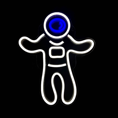 Ηλεκτρική κατανάλωση 1 Διαστημάνθρωπος Neon Light Projector Διαστημικές LED πινακίδες για τοίχο του υπνοδωματίου διακόσμηση
