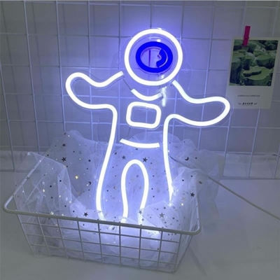 Ηλεκτρική κατανάλωση 1 Διαστημάνθρωπος Neon Light Projector Διαστημικές LED πινακίδες για τοίχο του υπνοδωματίου διακόσμηση