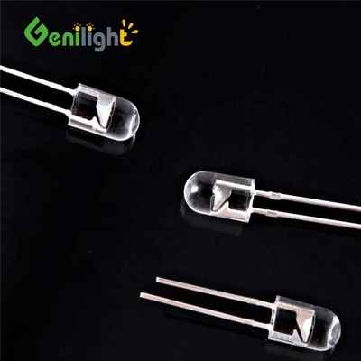 F3 3MM 2-Pin Highlight LED λαμπτήρας εκπομπής διοδίων κόκκινο/πράσινο CC -40-60 Δυνατότητα Vr