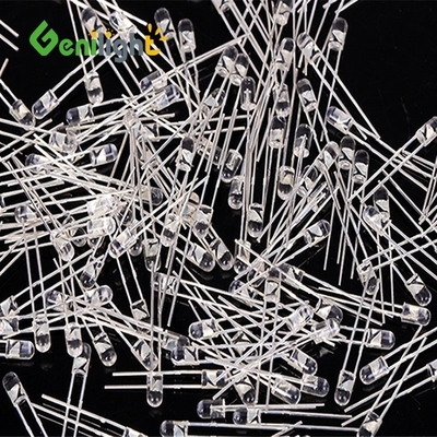 F3 3MM 2-Pin Highlight LED λαμπτήρας εκπομπής διοδίων κόκκινο/πράσινο CC -40-60 Δυνατότητα Vr