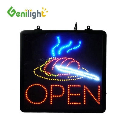 Φωτεινότητα Genilight εσωτερικό 22 * 13inch σχεδιασμό DC12V LED SANDWICHES ανοιχτό σημάδι φωτός νεόν