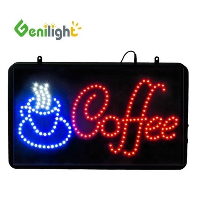 Genilight Indoor 22*13inch LED Cafe Open Sign με εξοικονόμηση ενέργειας και λειτουργία SDK