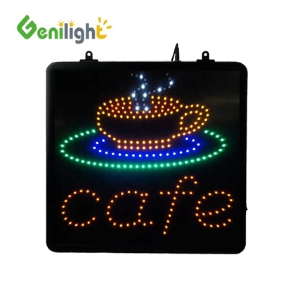 Genilight Indoor 22*13inch LED Cafe Open Sign με εξοικονόμηση ενέργειας και λειτουργία SDK