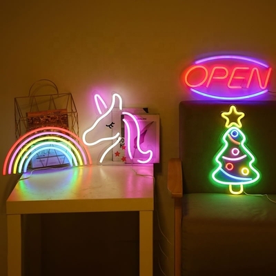 Παιδική αίθουσα σετ Neon Σημάδια LED Ακρυλική πινακίδα με RGB LED φώτα Προσαρμοσμένα και λειτουργούν με USB