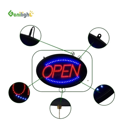 ODM Custom Oval Led OPEN Light Neon Sign με υψηλή ανάλυση