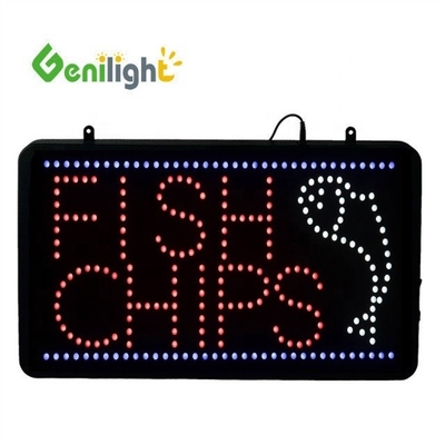 Δύο λειτουργίες αλλαγής τύπου SASHIMI LED Neon Open Sign για ψαροκόμβο Επωλείο Pixel Pitch DIY