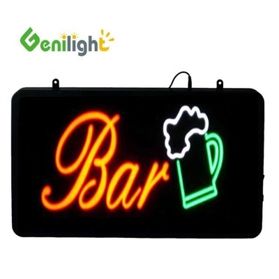 Genilight 56 * 33 cm Καλύτερο σχεδιασμό LED Neon Beer Bar Light Σημάδια Εποξυδερμίδιο και ακρυλικό
