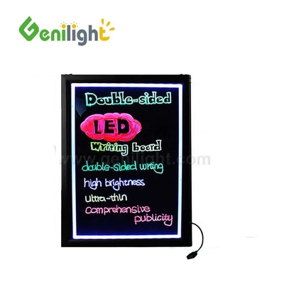OEM Flashing Stand Πίνακας διαφημίσεων Φωτεινή ζωγραφική LED Πίνακα γραφής πλήρους χρώματος Πίνακα μηνυμάτων