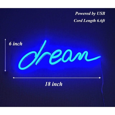 Σχεδιάστε το δικό σας LED Neon Sign με Custom Text Voltage 5V Ζωή 50000 ώρες