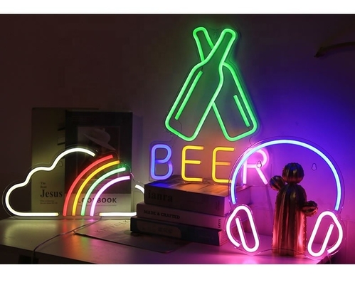 Σχεδιάστε το δικό σας LED Neon Sign με Custom Text Voltage 5V Ζωή 50000 ώρες