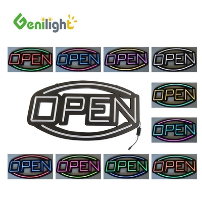 Φωτομέσα LED Neon ανοικτές πινακίδες με 2 είδη λειτουργιών αλλαγής και ακρυλικό υλικό