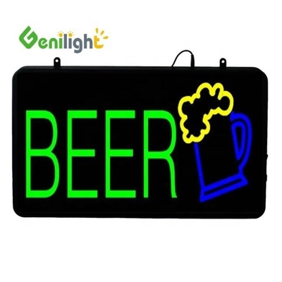 LED Bar Pub Φωτισμένη τοίχος σήμα ορθογώνιο σχήμα κρεμαστή εγκατάσταση Έκανε βολικό