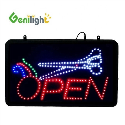 Ενεργειακή εξοικονόμηση Προσαρμόστε το Neon LED ανοιχτό κλειστό σήμα για το κατάστημα Cafe Bar Pub Genilight