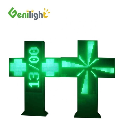 ODM Full Color LED Cross Pharmacy Sign με έλεγχο WIFI και διαμόρφωση 1G Pixel