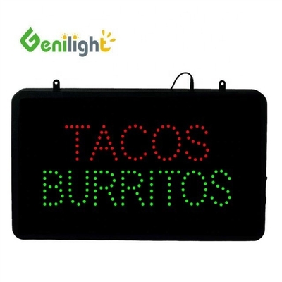 Genilight 22*13inch CE RoHS Flashing LED Neon Sign για φωτογραφικό στούντιο ορθογώνιο σχήμα