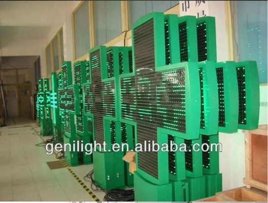Εξωτερική φαρμακείο διασταυρούμενη οθόνη LED με λαμπερή αναμνηστική και ενσωμάτωση λειτουργίας SDK