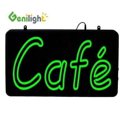 Super Brightness Coffee Cup Open Neon Sign με ακρυλική μπροστινή επιφάνεια 56*33 Μέγεθος πίνακα