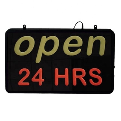 Κινηματογράφηση Led Neon Open Sign με λειτουργία προβολής ωρών Animation Front Board Ακρυλικό