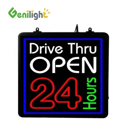 Κινηματογράφηση Led Neon Open Sign με λειτουργία προβολής ωρών Animation Front Board Ακρυλικό