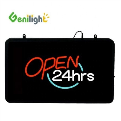 Κινηματογράφηση Led Neon Open Sign με λειτουργία προβολής ωρών Animation Front Board Ακρυλικό