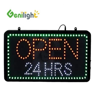 Κινηματογράφηση Led Neon Open Sign με λειτουργία προβολής ωρών Animation Front Board Ακρυλικό