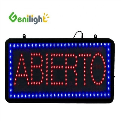 56*33 Μέγεθος οθόνης LED Neon Light Open Sign με υψηλή φωτεινότητα από Προσαρμόσιμο