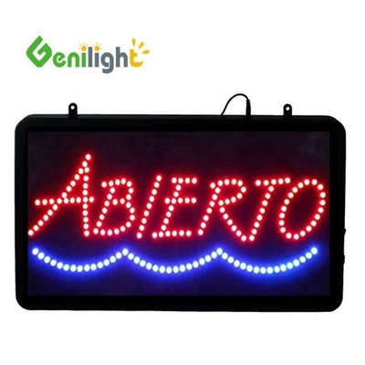 56*33 Μέγεθος οθόνης LED Neon Light Open Sign με υψηλή φωτεινότητα από Προσαρμόσιμο