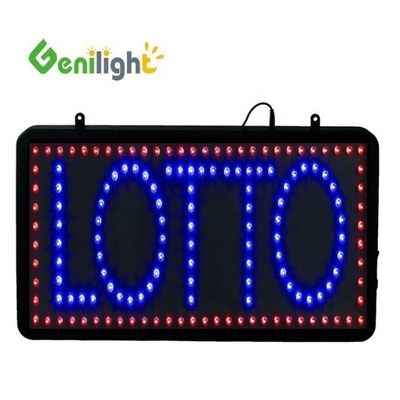 Αρχικό Genilight Indoor 56*33cm Υπερ φωτεινότητα Custom LED LOTTO Open Display LED Sign