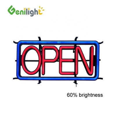 100000h διάρκεια ζωής του φωτός LED Neon Open Sign για εσωτερικές / εξωτερικές διαφημιστικές ανάγκες