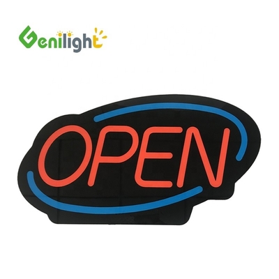 Υψηλή ελκυστικότητα 60 * 30cm LED Neon ανοιχτή πινακίδα με κρεμασμένη αλυσίδα Photo Media συνιστάται