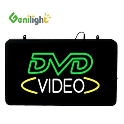Genilight 22*13 ιντσών CE RoHS DVD VIDEOLED Διαφημιστικά φωτεινά κουτιά Neon Σημείωση