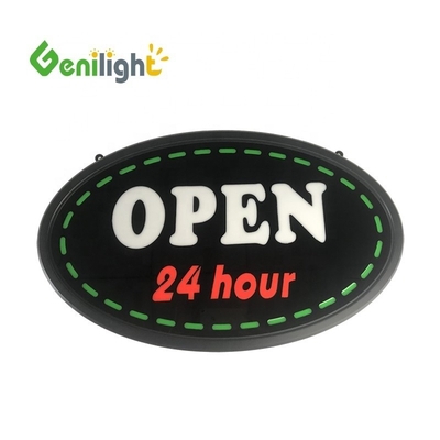 Εντυπωσιακή οθόνη αφής Custom Epoxy Resin LED Neon Open Sign για την επιχείρηση καταστήματος