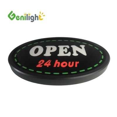 Εντυπωσιακή οθόνη αφής Custom Epoxy Resin LED Neon Open Sign για την επιχείρηση καταστήματος